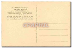Old Postcard Picturesque Normandy Bricquebec Chateau Fortress