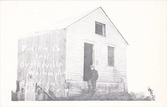 Washington Oysterville Pacific County Jail Real Photo RPPC