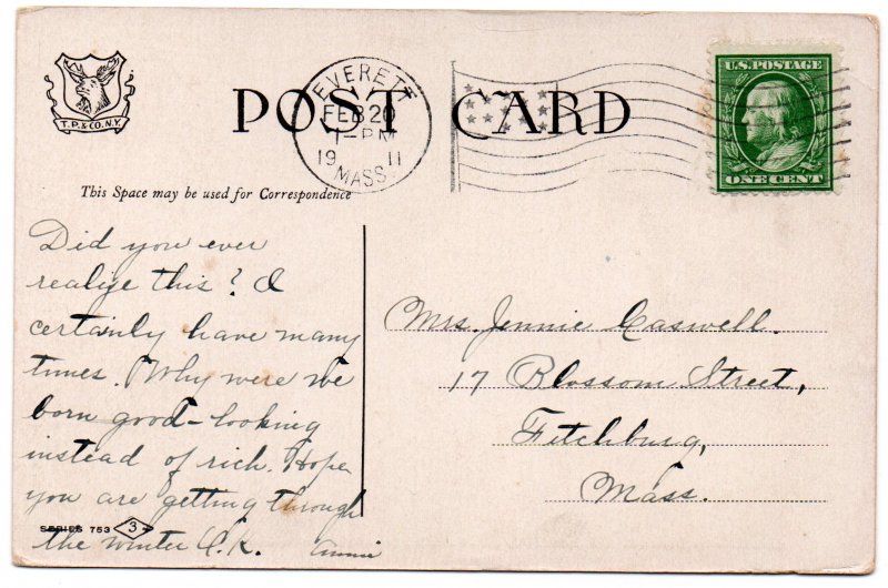 11301 Baseball To-Day! Boy and Dog 1911