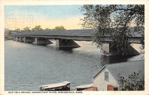 Connecticut River Springfield, Massachusetts USA Postcard