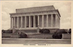 Washington DC Lincoln Memorial Albertype