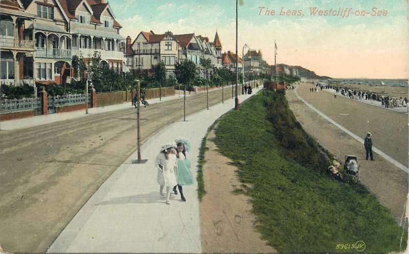 Postcard England Westcliff-on-Sea The Leas