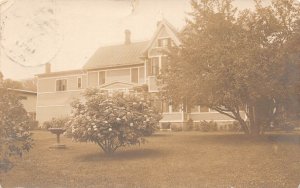 J72/ Keeseville New York RPPC Postcard c1910 Golden Eller Hotel 230