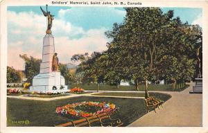 B4892 Soldiers Memorial Saint John   front/back scan