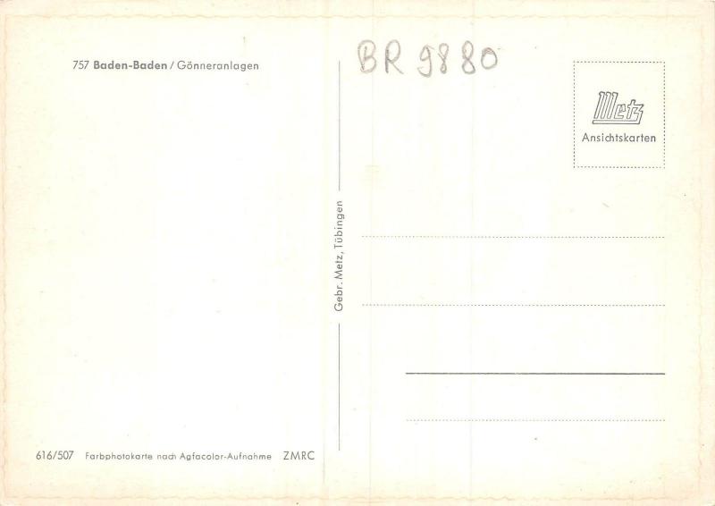 BR9880 Gonneranlagen Baden Baden  germany