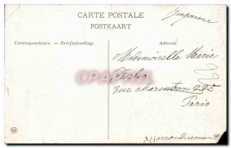 Old Postcard Bruges L & # City 39hotel