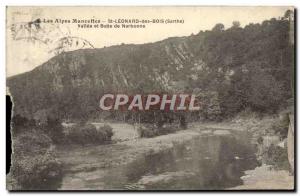 Old Postcard The Alps Mancelles St Leonard Des Bois Vallee And Butte From Nar...