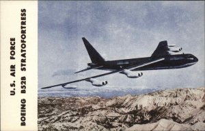 US Air Force Boeing B52B Stratofortress Pioneer Aviation Vintage Postcard