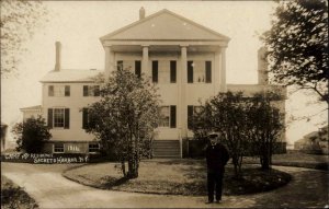 Sackets Harbor New York NY Camp and Residence Real Photo Vintage Postcard