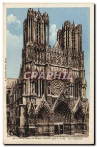 Old Postcard Reims before the Great War The Cathedral