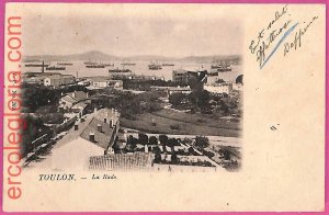 ak2190 - France - VINTAGE POSTCARD - Toulon TAXED italy SEGNATASSE