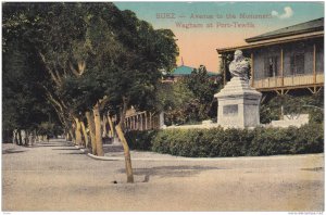 Avenue To The Monument, Wagham At Port-Tewfik, Suez, Egypt, Africa, 1900-1910s