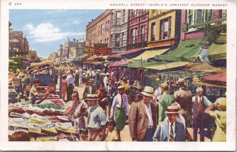 Chicago, Ill., Maxwell Street, World's Greatest Outdoor Market - 