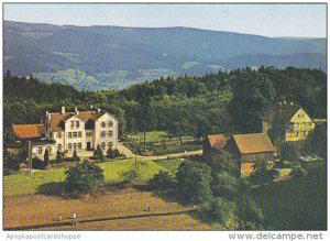 Germany Odenwald Wald-Restaurant auf dem Felsberg