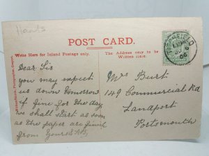 Titchfield Place House Hampshire Vintage Postcard 1906