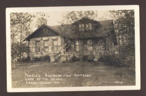 RPPC OSAGE BEACH MISSOURI LAKE OF THE OZARKS POWELL;S REAL PHOTO POSTCARD