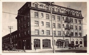 J85/ Marshfield Oregon RPPC Postcard c1920s Chandler Hotel Building  83