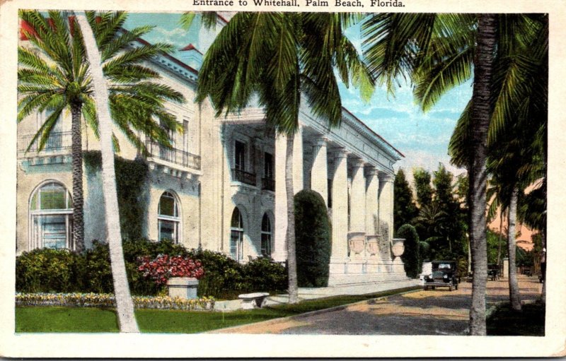 Florida Palm Beach Entrance To Whitehall