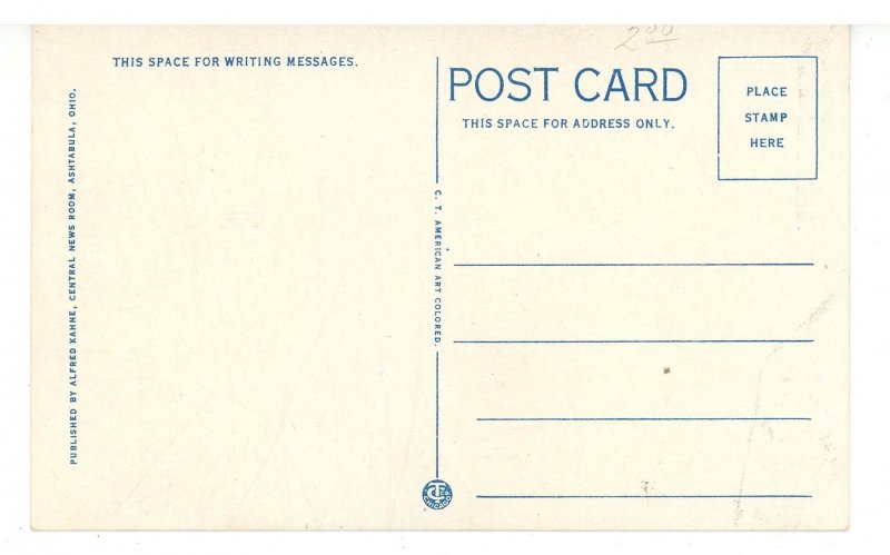 OH - Ashtabula. Carnegie Conklin Library, Post Office