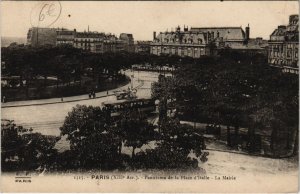 CPA PARIS 13e - Panorama de la Place d'Italie - La Mairie (56105)