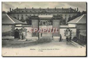 Postcard Old Army Barracks The Windmills Quartie barracks Villars