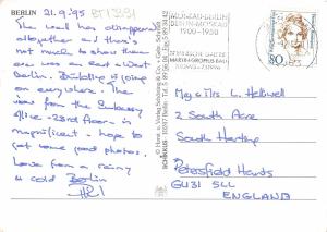 BT15391 Weltstadt Berlin            Germany