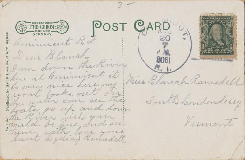 Providence, Rhode Island - Bridge and Lake, Roger Williams Park-1908