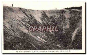 Old Postcard Berry au Bac Grand Funnel Mines of Cote 108