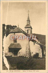 Postcard Old Terminal on Menoge Church St Nicolas (XIth Century)