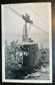 Vintage Postcard 1940-1950 Arial Tram Car Cannon Mountain White Mountains NH