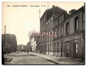 Postcard Old Saint Ouen Arago Street