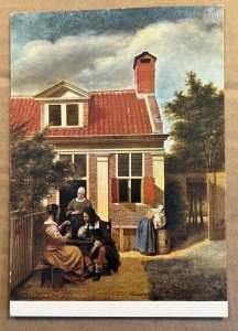 UNUSED  POSTCARD - THE COUNTRY COTTAGE, PIETER DE HOOCH, RIJKS MUSEUM, AMSTERDAM