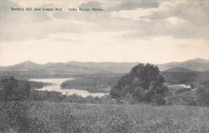 Maine Lake Kezar Hatchs Hill And Lower Bay Albertype