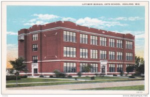 Latimer Manual Arts School, ASHLAND, Wisconsin, 10-20s