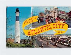Postcard Greetings From Atlantic City, New Jersey