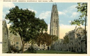 CT - New Haven. Yale University, Branford Court, Memorial Quadrangle