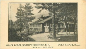 1930s Kisnop Lodge North Woodstock New Hampshire Kane  postcard 20-6684