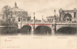 Germany, Berlin, Kolonial Museum, Moltkbrucke, Lehrterbahnhof, L Saalfeld No 174