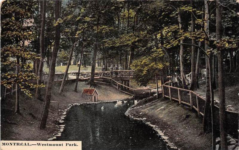 Quebec  Montreal   Westmount Park  Swan Pond, Bridge