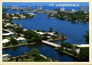 FL - Fort Lauderdale. Aerial View Looking Northeast