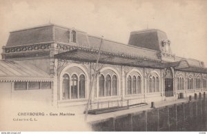 CHERBOURG, France,1910-1920s, Gare Maritime
