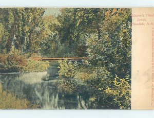 Pre-1907 WATER SCENE Hinsdale New Hampshire NH A0819