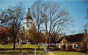 State House & Old Treasury Building in Annapolis, Maryland