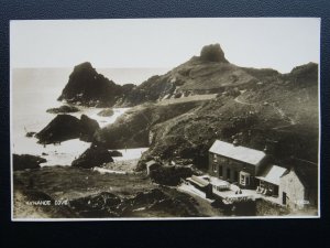 Cornwall KYNANCE COVE Shows Cafe & Large Tables - Old RP Postcard by W. Davis