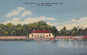 Florida Orlando Solarium On Lake Estelle Curteich