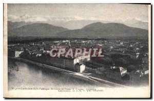 Old Postcard Collection Factory Skin Grenoble Vue Generale