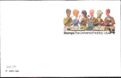 US UX110 Mint. Stamps - The Universal Hobby.