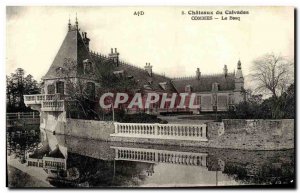 Old Postcard Chateaux Calvados Commes The Bosq