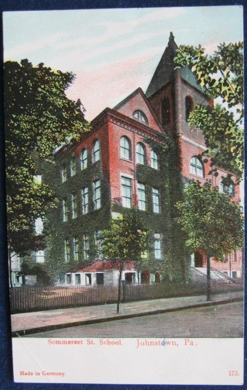 Sommerset St School Johnstown PA 1907 C E Wheelock 173