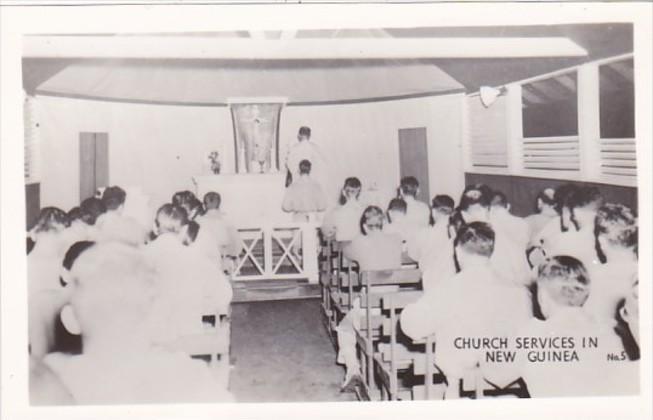 New Guinea Church Servicves Real Photo